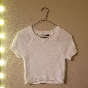 White Crop Top